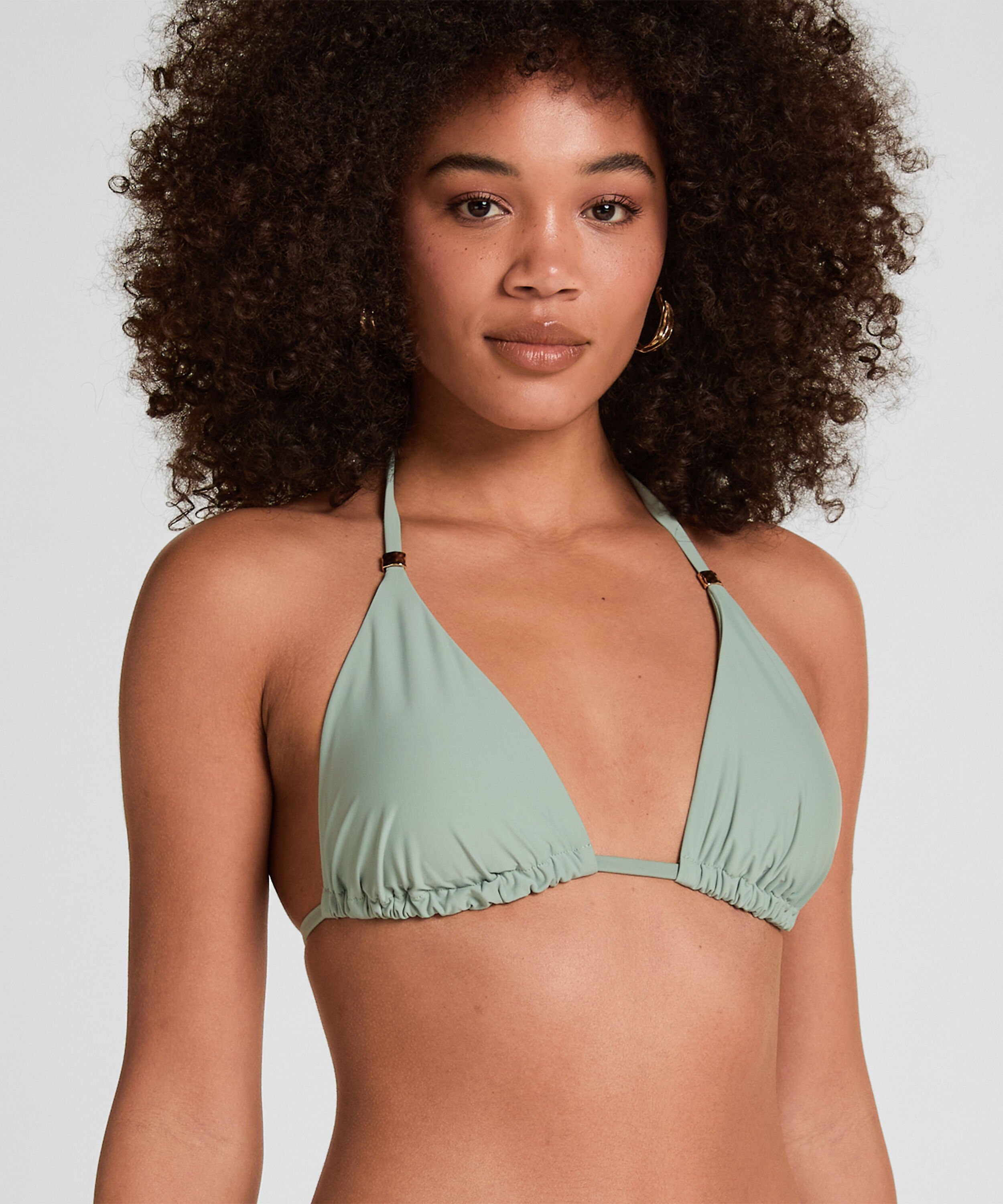 Triangle Bikini Top Luxe, Grøn