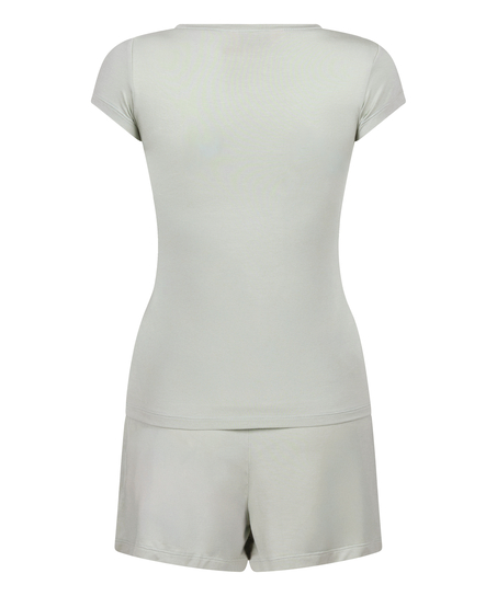 Pyjamassæt i jersey, Grå