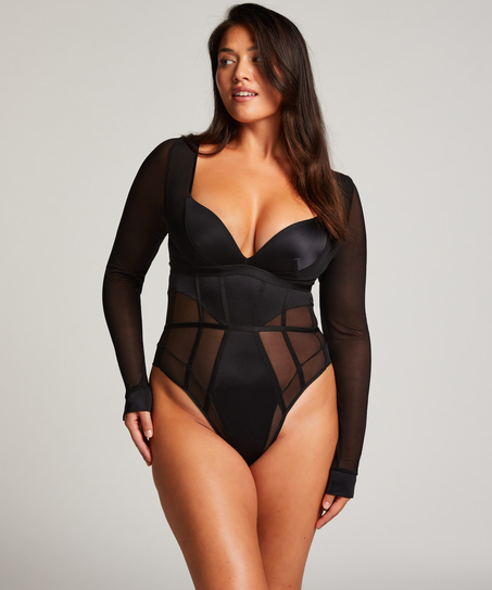 Bodysuit Roxy, Sort
