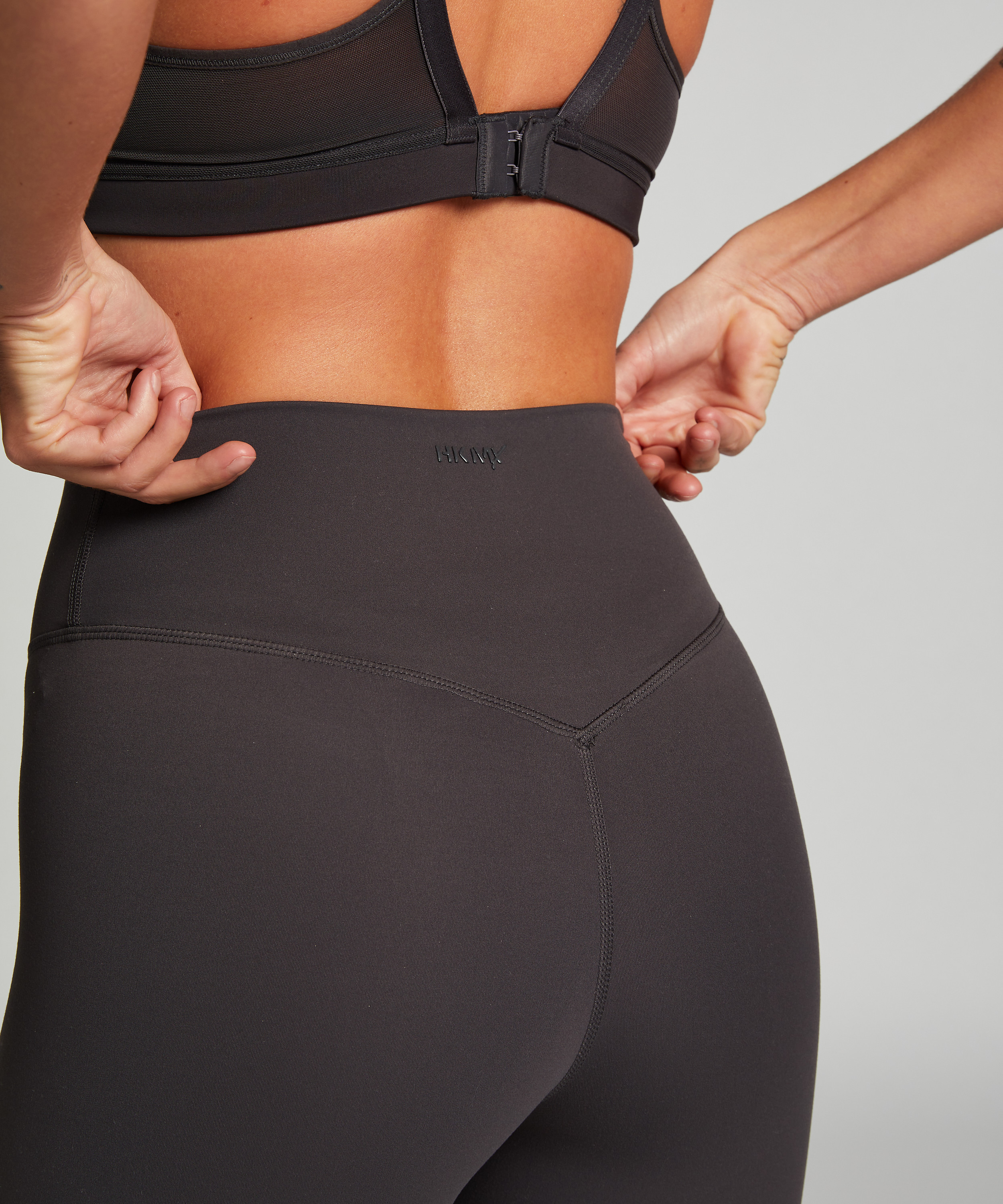 HKMX Leggings med høj talje, Grå, main