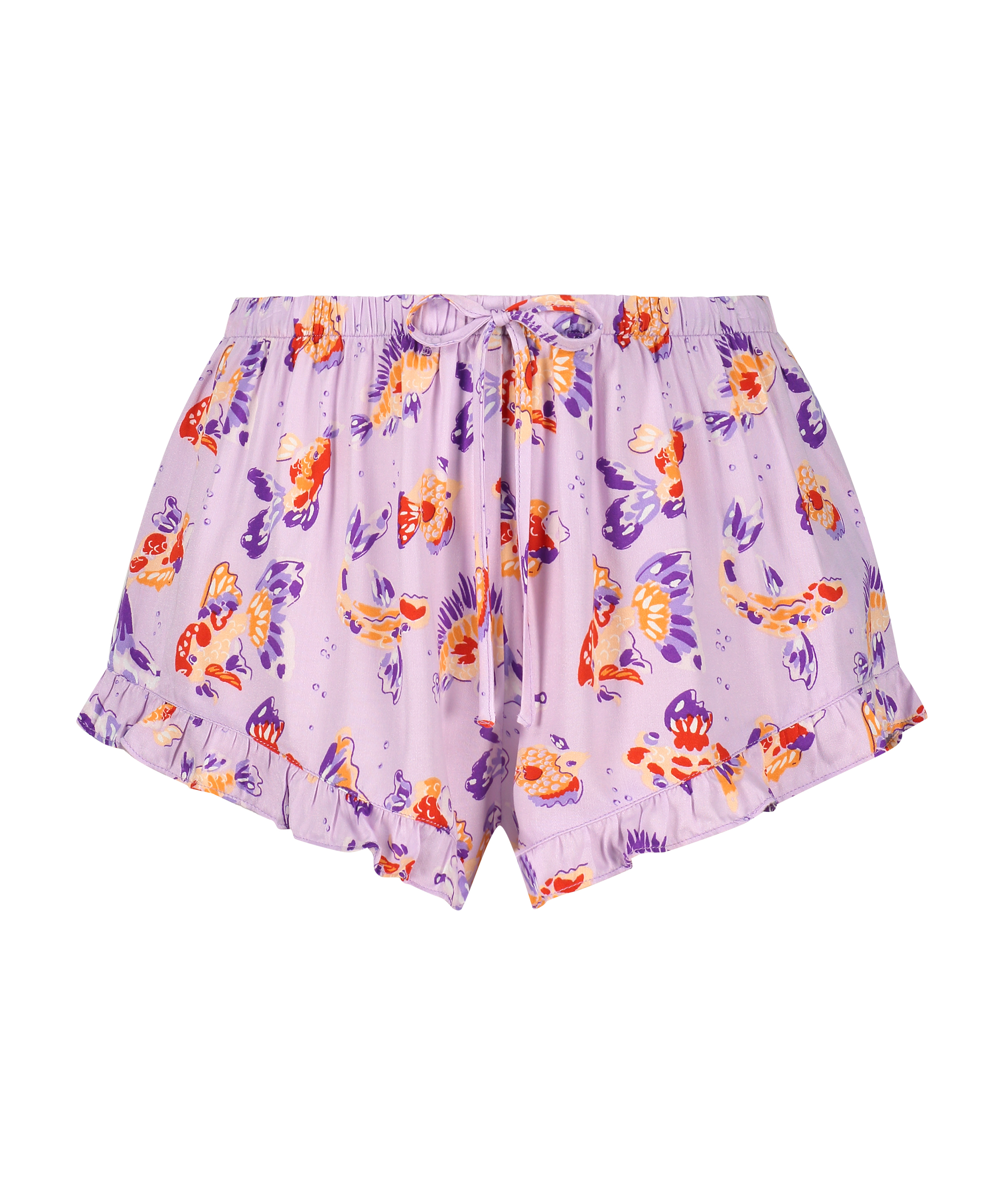 Pyjamasshorts Satin, Lilla, main