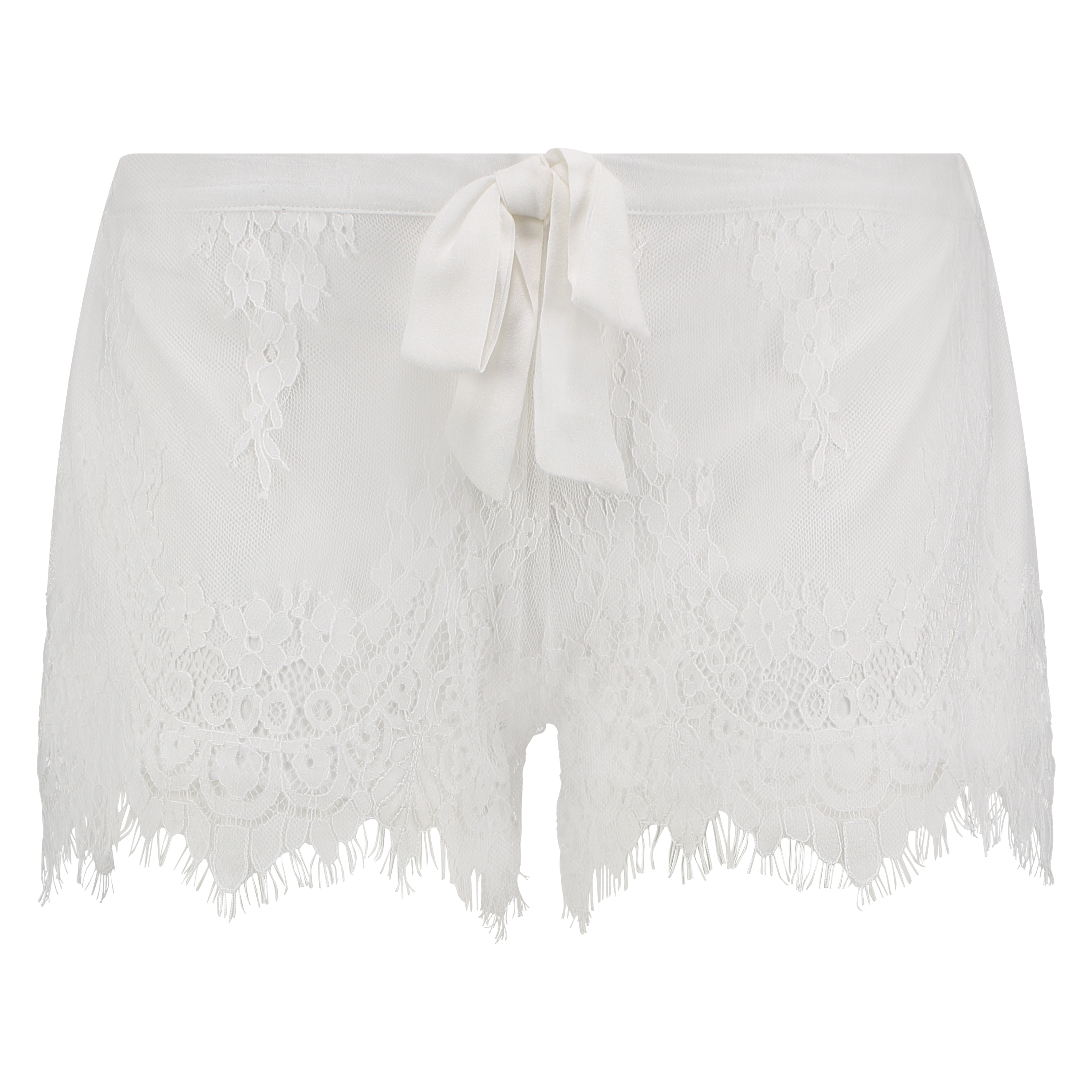 Lace shorts, hvid, main