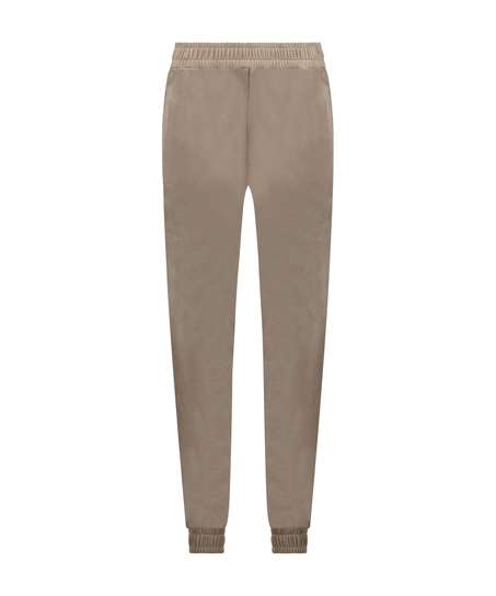 Tall joggingbukser velour, Brown