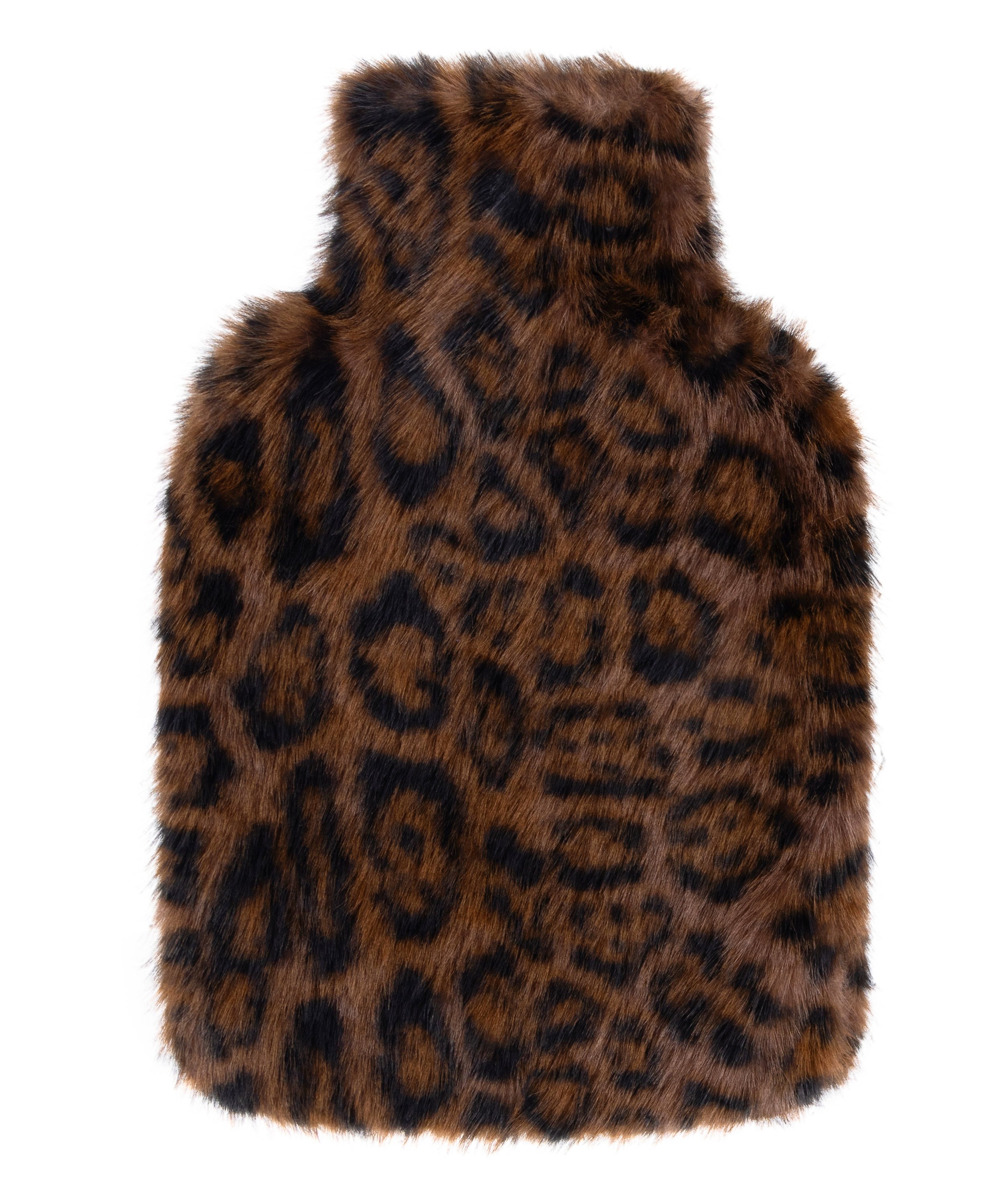 Varmedunk i Leopard, Sort, main