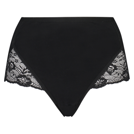 Superslip Lace Maxi bomuld, sort