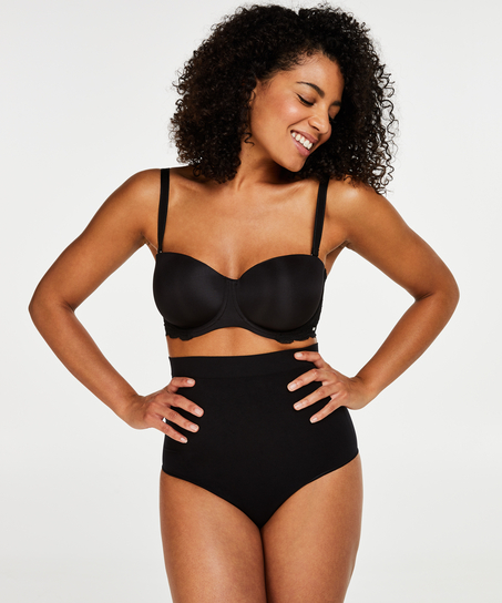 Opstrammende højtaljet g-streng - Level 2, sort