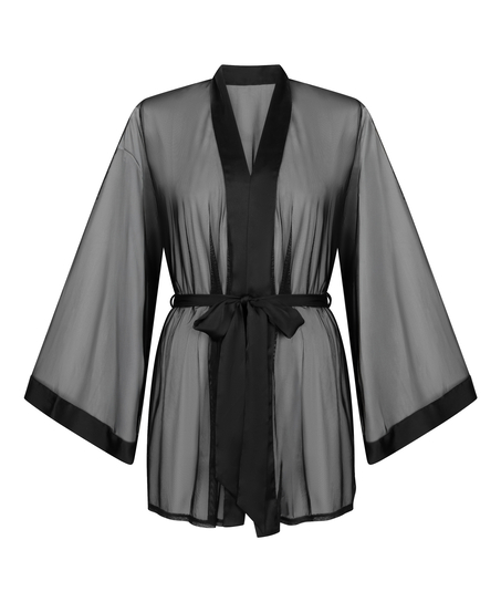 Kimono Maxime Tulle, Sort