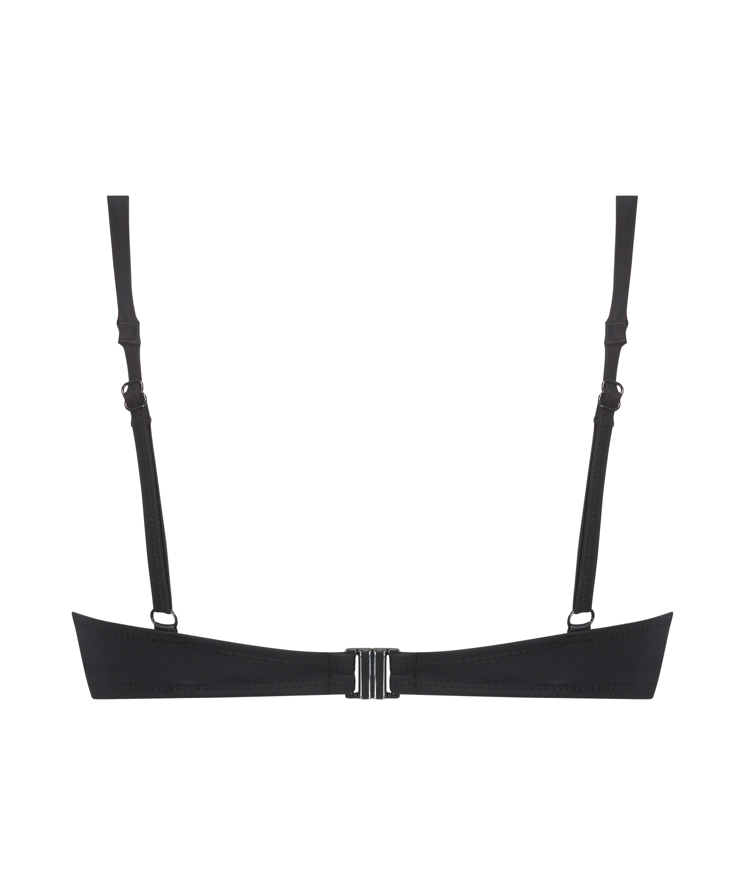 Luxe bikinitop med push-up Størrelse A - E, Sort, main