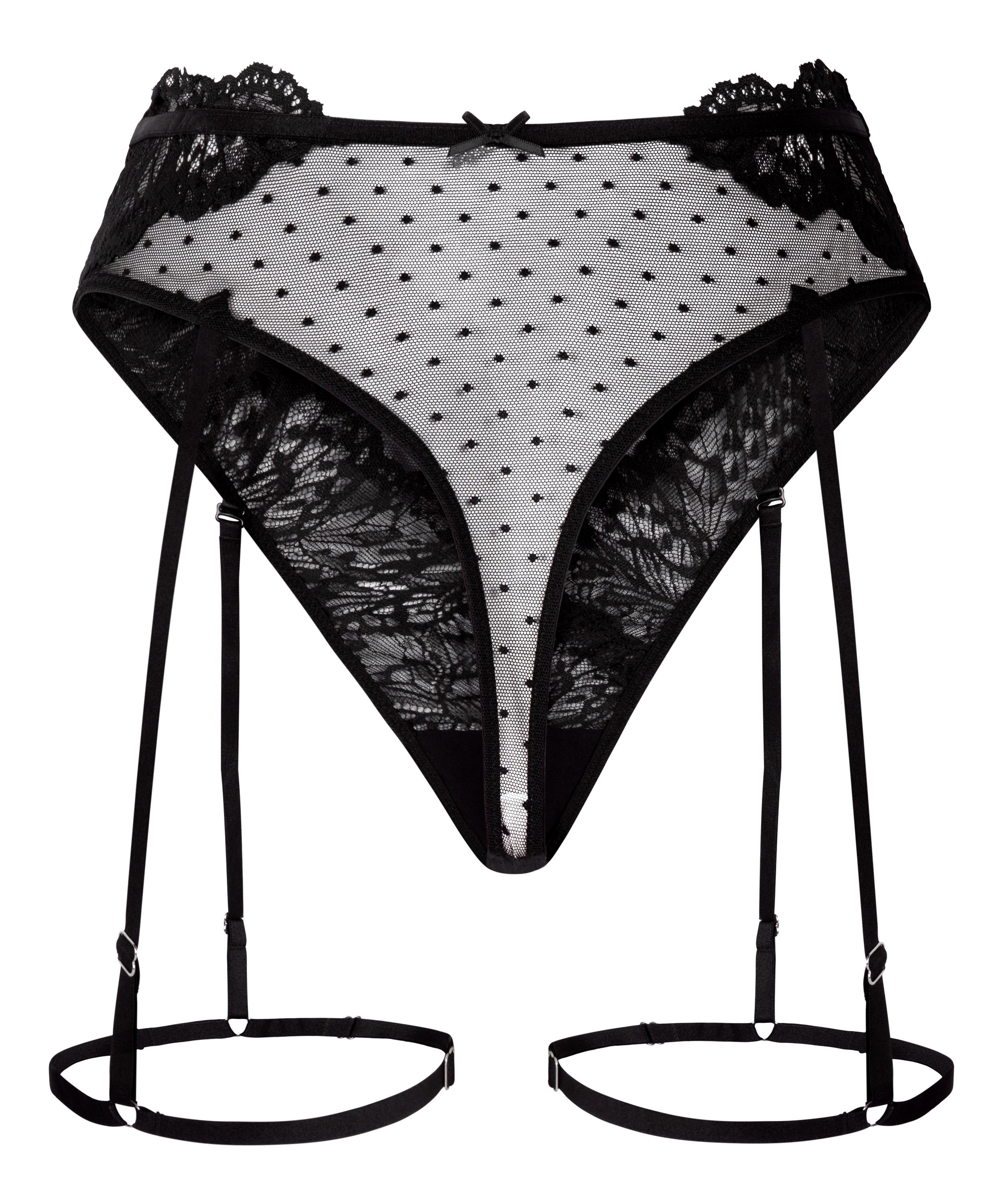 Posie hofteholder g-streng, Sort, main