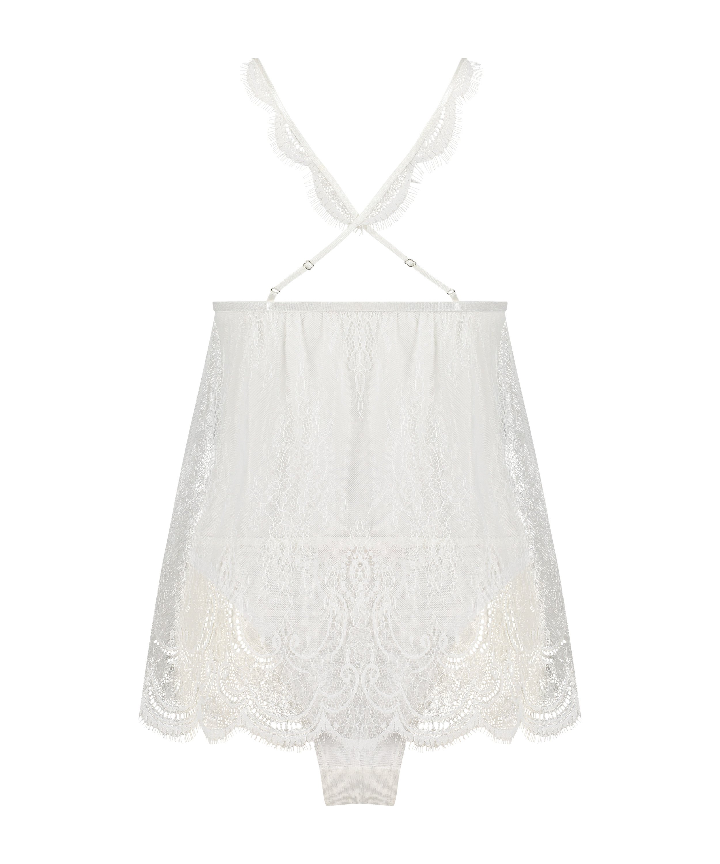 Babydoll Bridal Lace, hvid, main