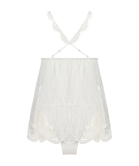 Babydoll Bridal Lace, hvid