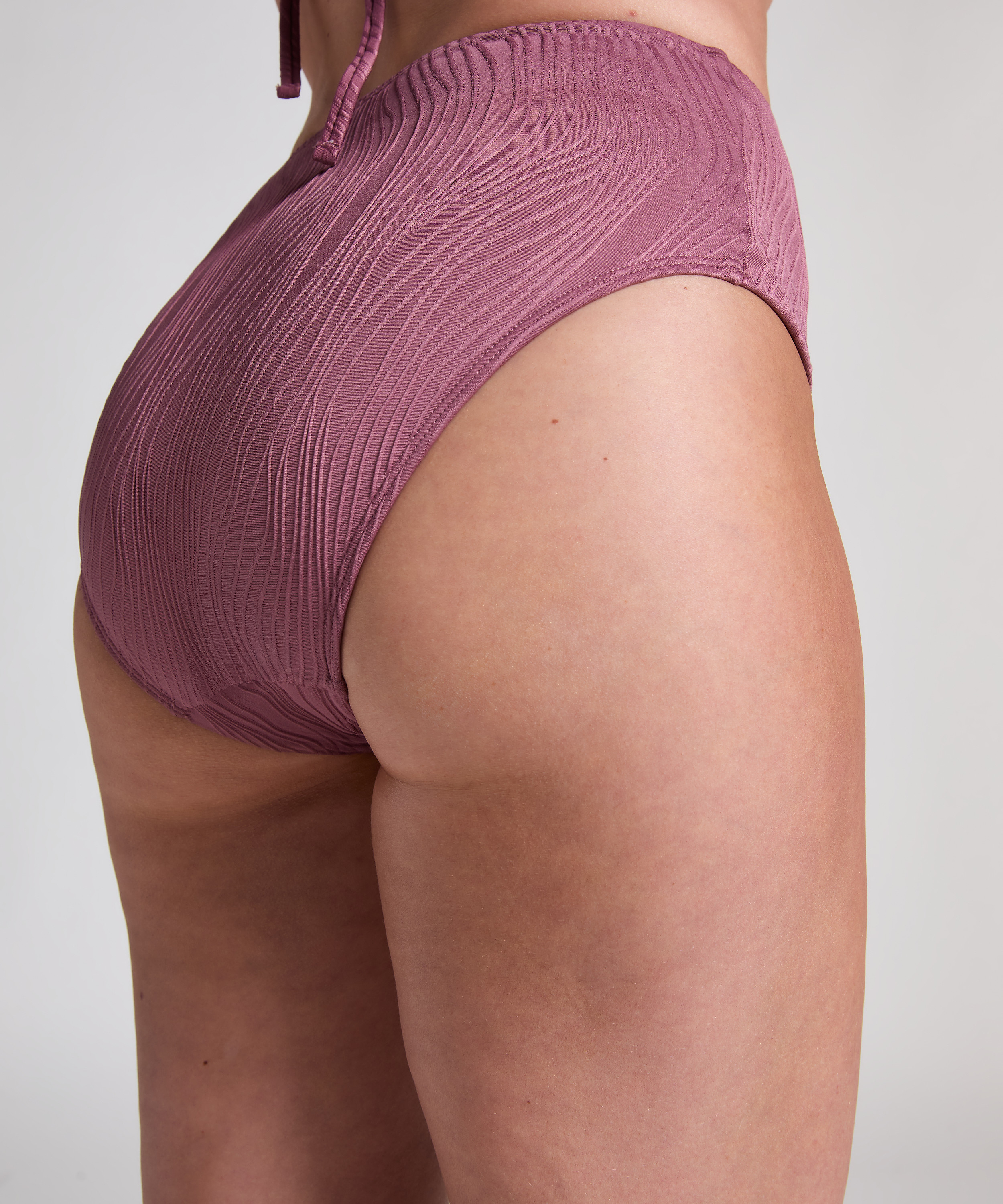 Rio bikinitrusse med h&oslash;j talje, lilla, main