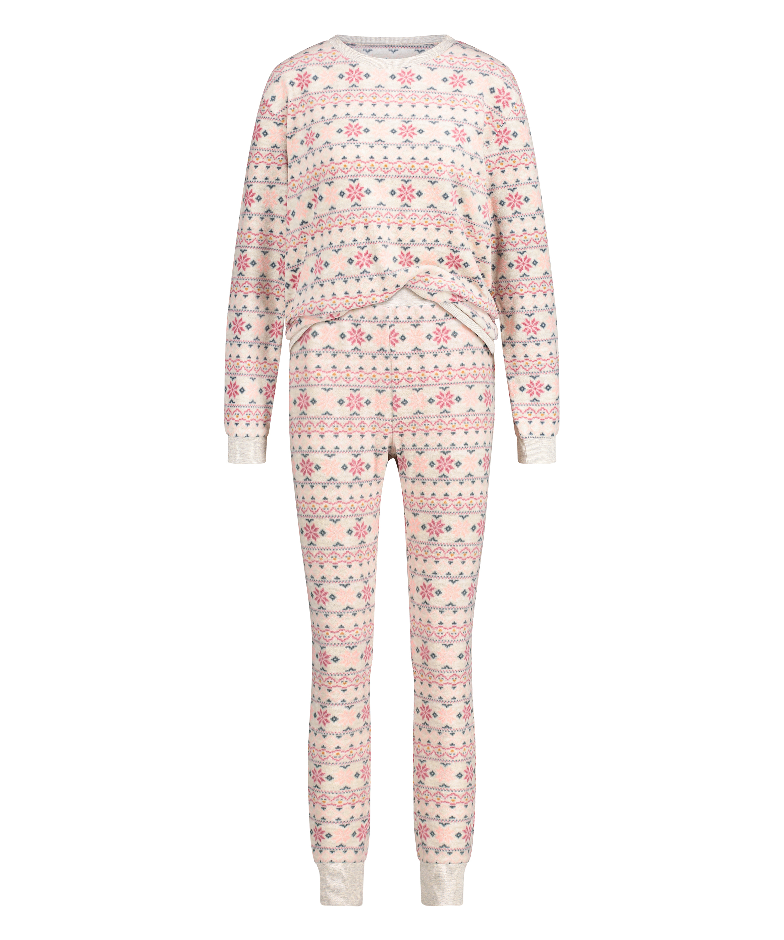 Pyjamasæt med taske, Beige, main