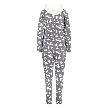 Onesie-jumpsuit Fleece, Grå