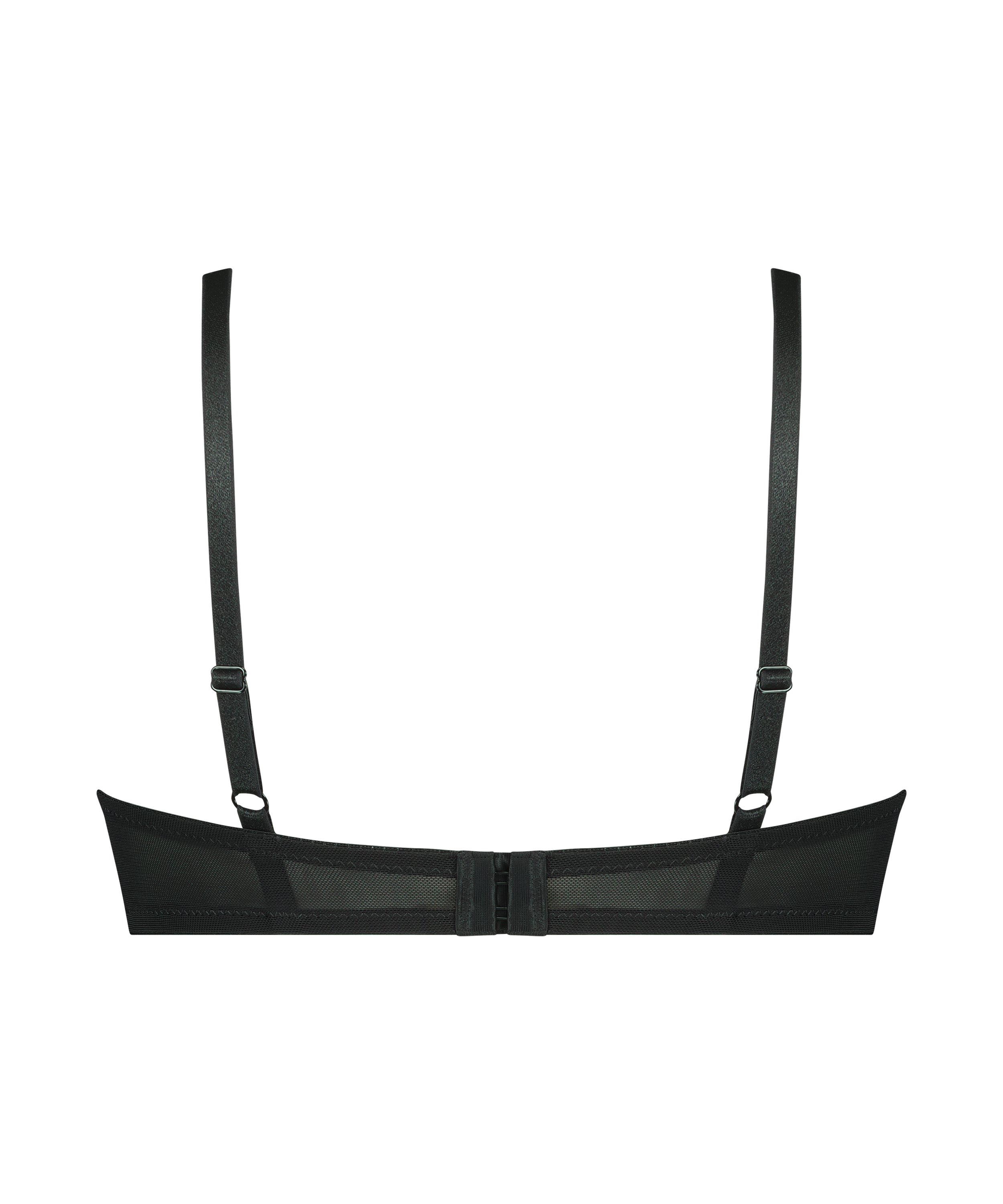 Ikke-formstøbt bøjle-bh Mavis, Sort, main