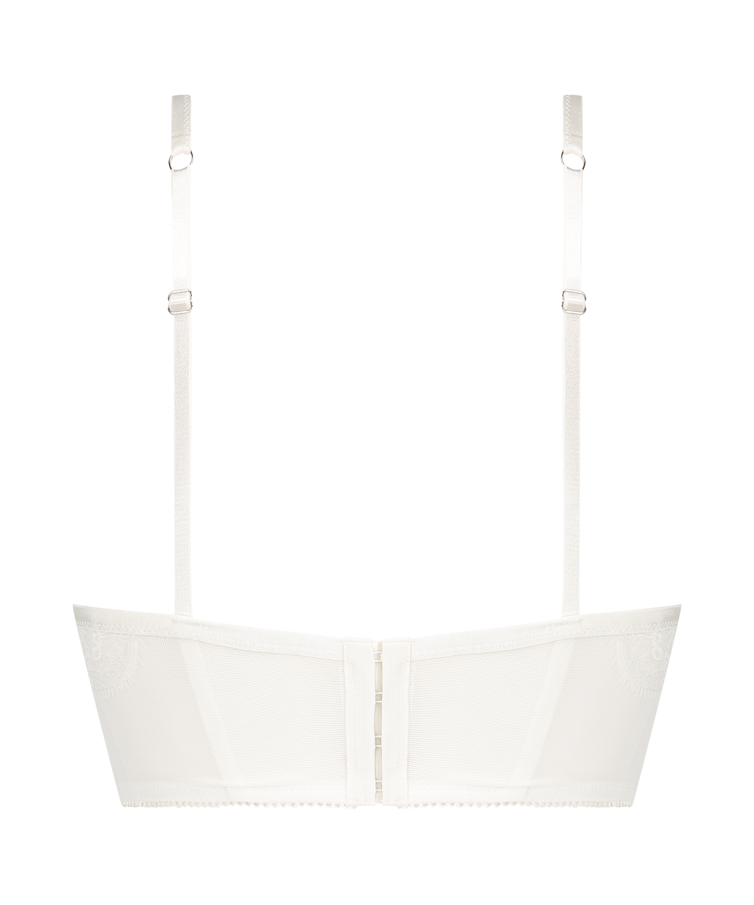 Formstøbt push-up longline-bh med bøjle Jolie, Hvid, main