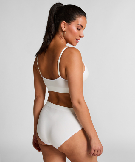 Dide trekantsbralette, Hvid