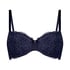 ﻿Formstøbt bøjle-bh Marine, Blå