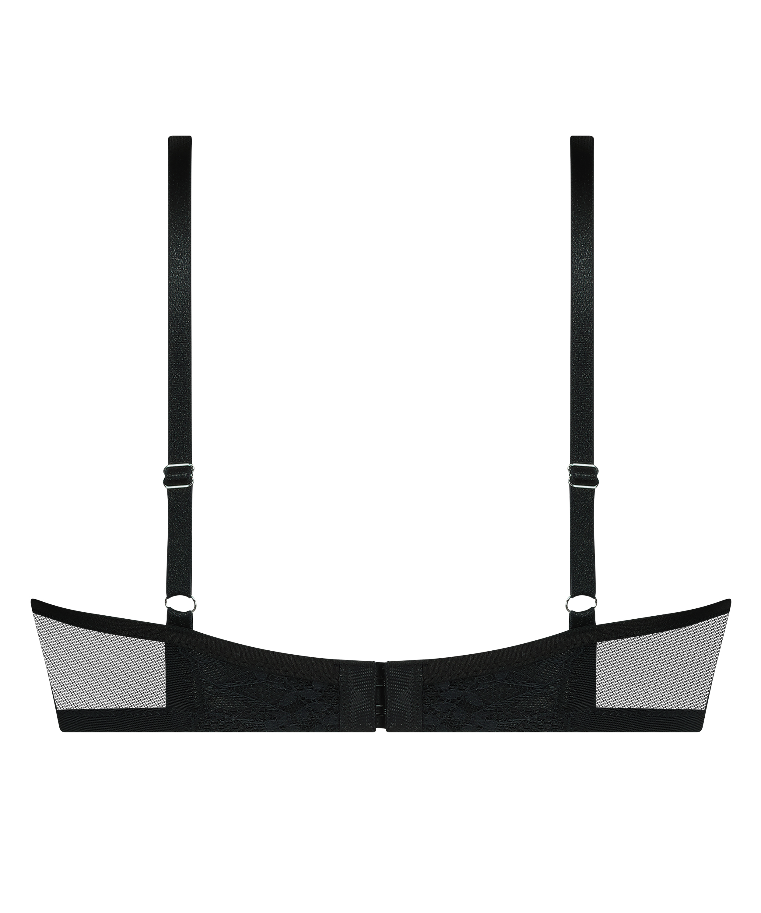 Ikke-formstøbt bøjle-bh Daphne, Sort, main