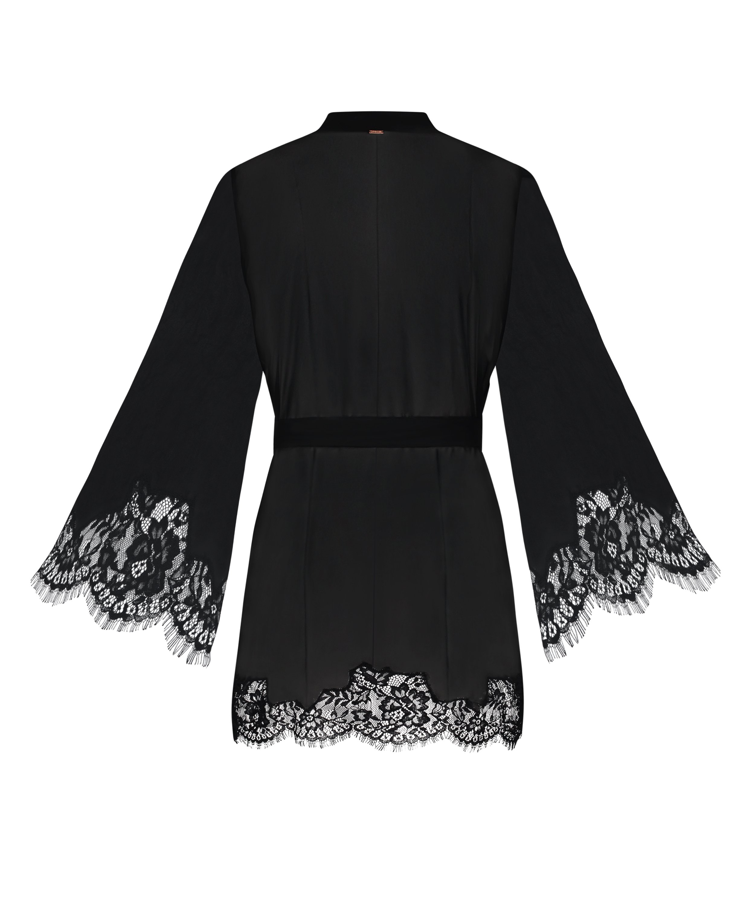 Kimono Satin, Sort, main