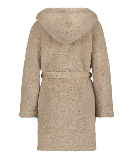 Fleece Badek&aring;be, Beige