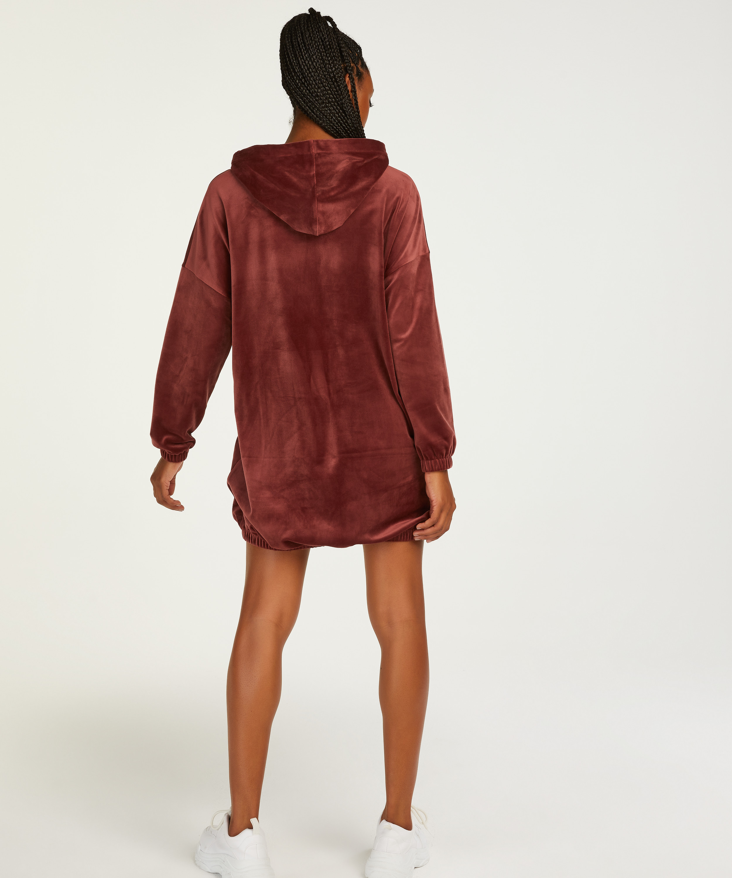 Velours Dress, Brown, main