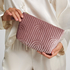 Lille makeuptaske i velour, Lilla