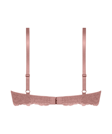 Formstøbt pushup-bøjle-bh Marine, Lyserød