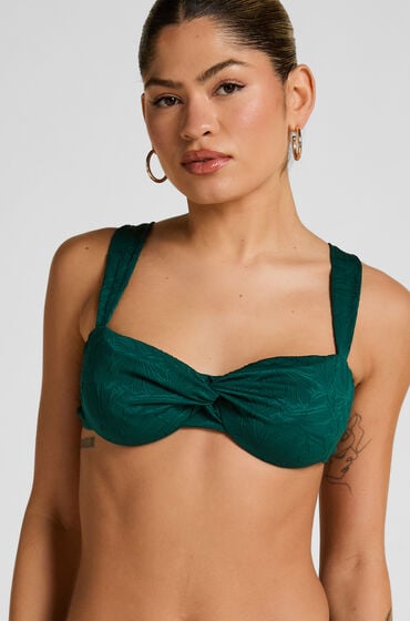 Hunkemöller Azua Highleg Bikinibukser Grøn