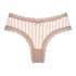 Brasiliansk trusse V-shape Mesh, Beige