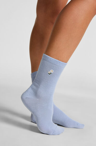 Hunkemöller Crew-sokker i modal Blå