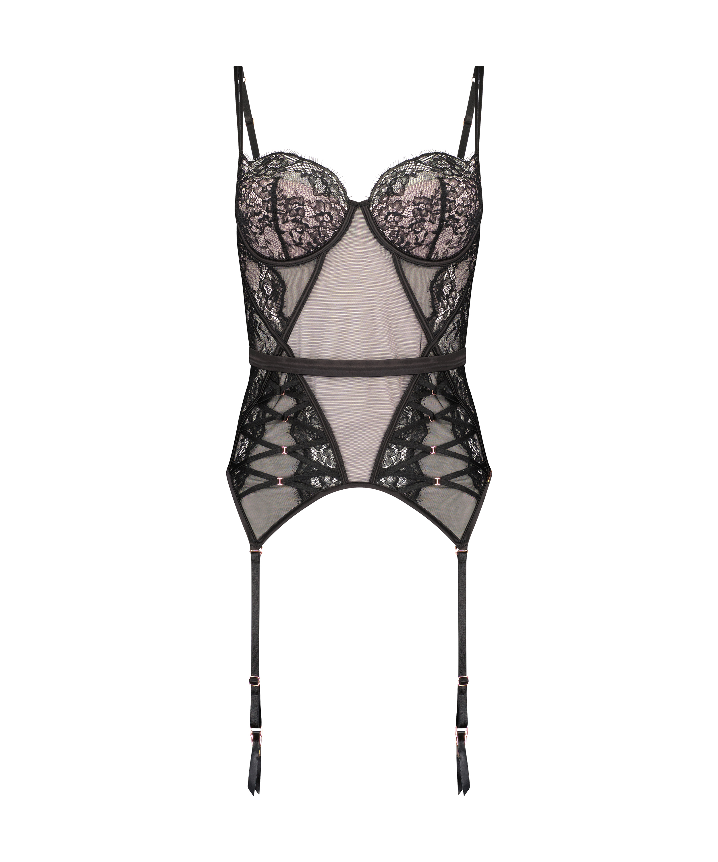 Bustier Margaret Lucy Hale, Sort, main