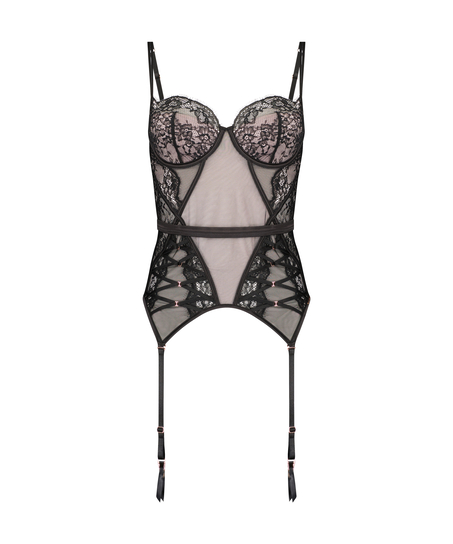 Bustier Margaret Lucy Hale, Sort