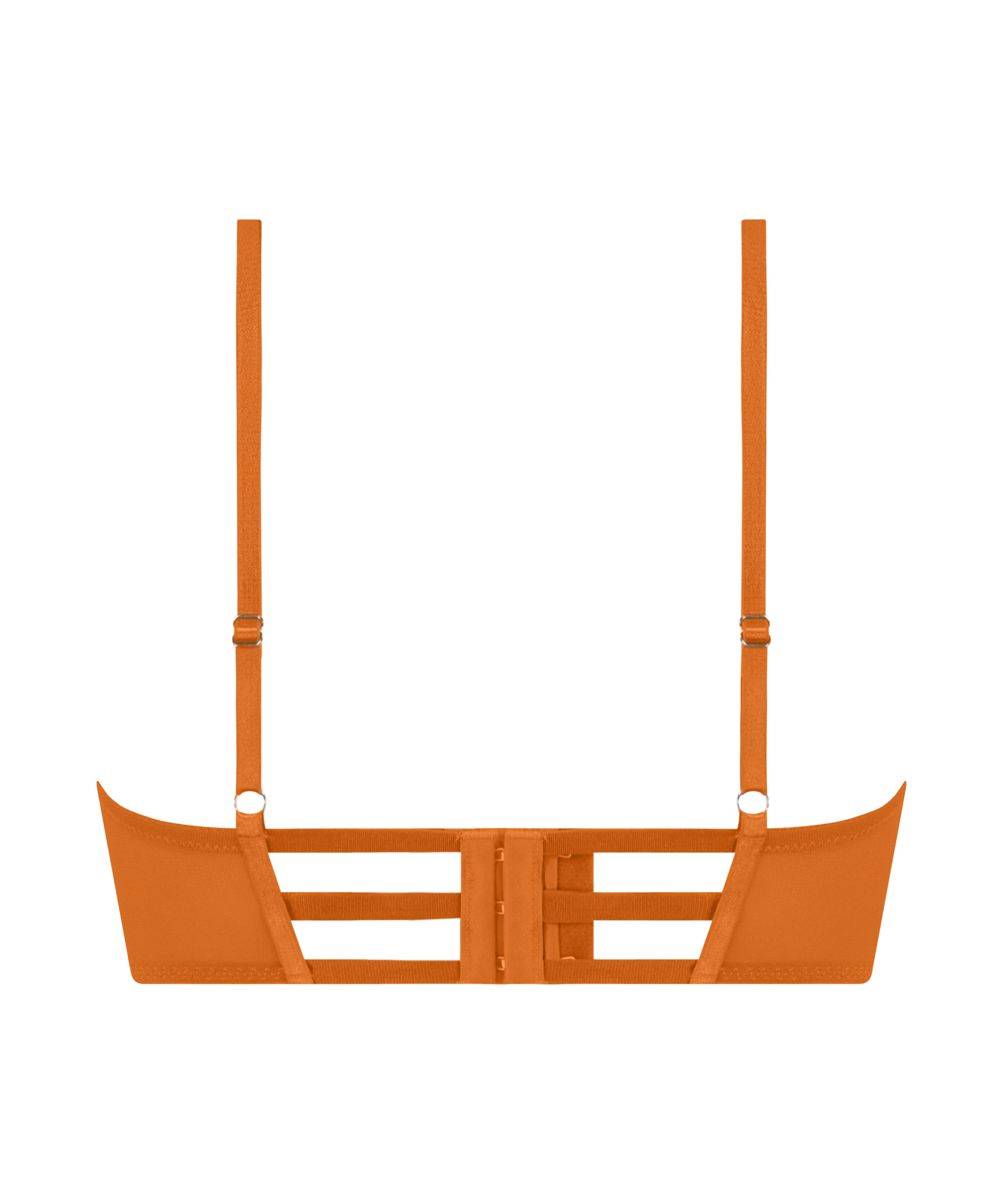 Formstøbt longline bøjle-bh Vera, Orange, main