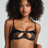 Vienna ikke-formstøbt bøjle-bh, Sort