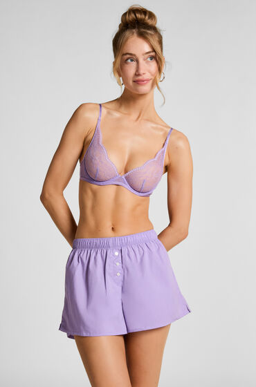Hunkemöller Shorts Cotton Lilla