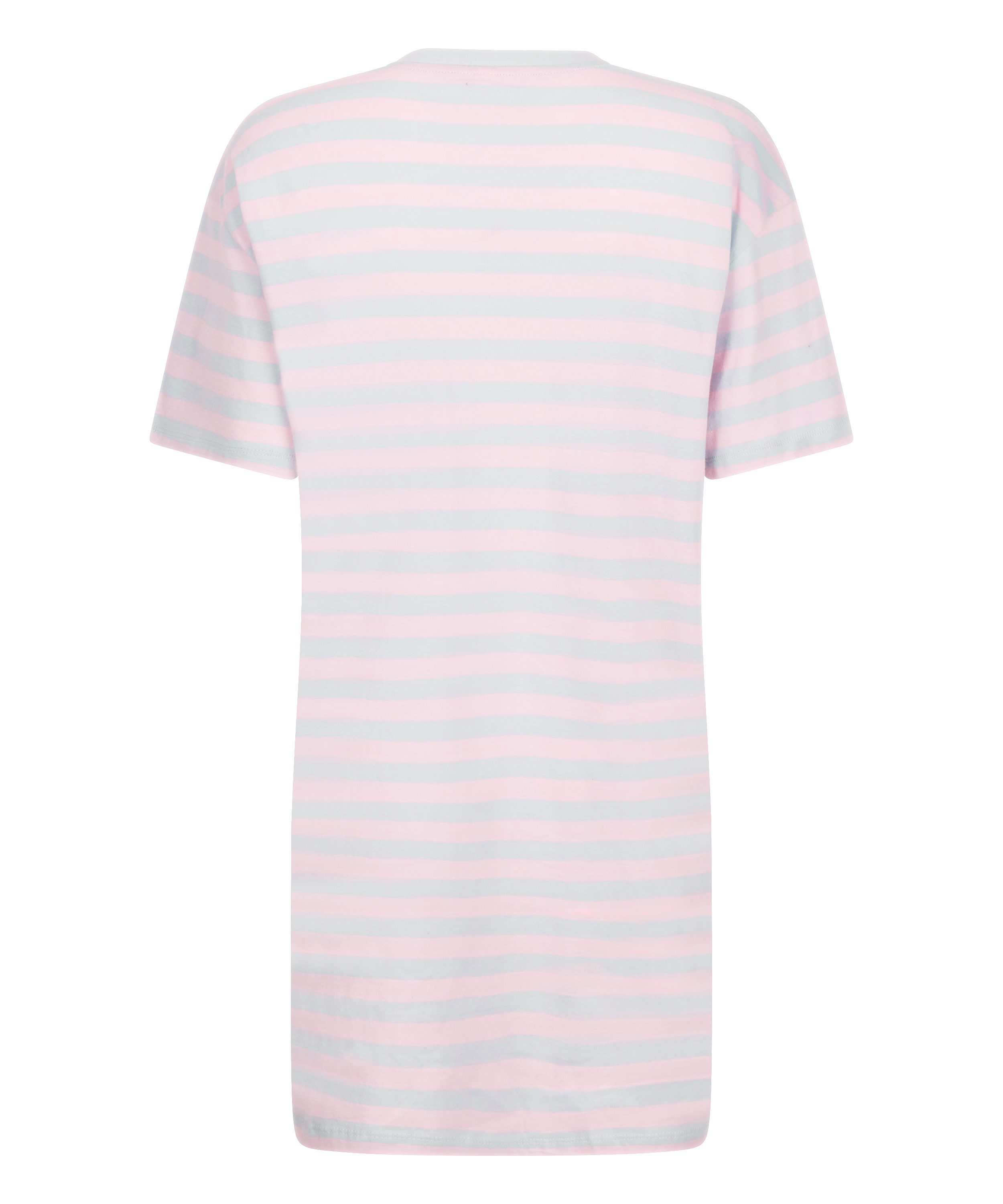 natkjole med rund hals, Blå, main