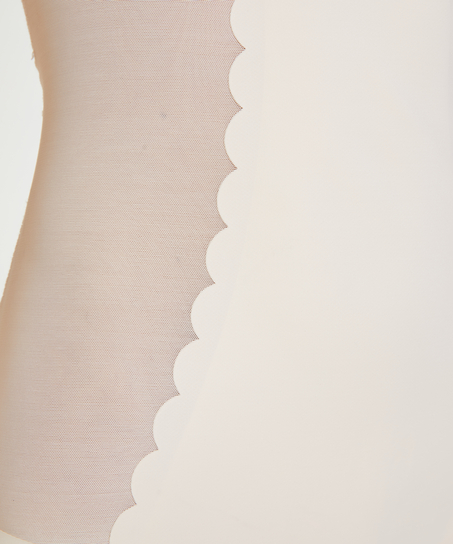 Opstrammende body i scuba-stof - Level 3, Beige