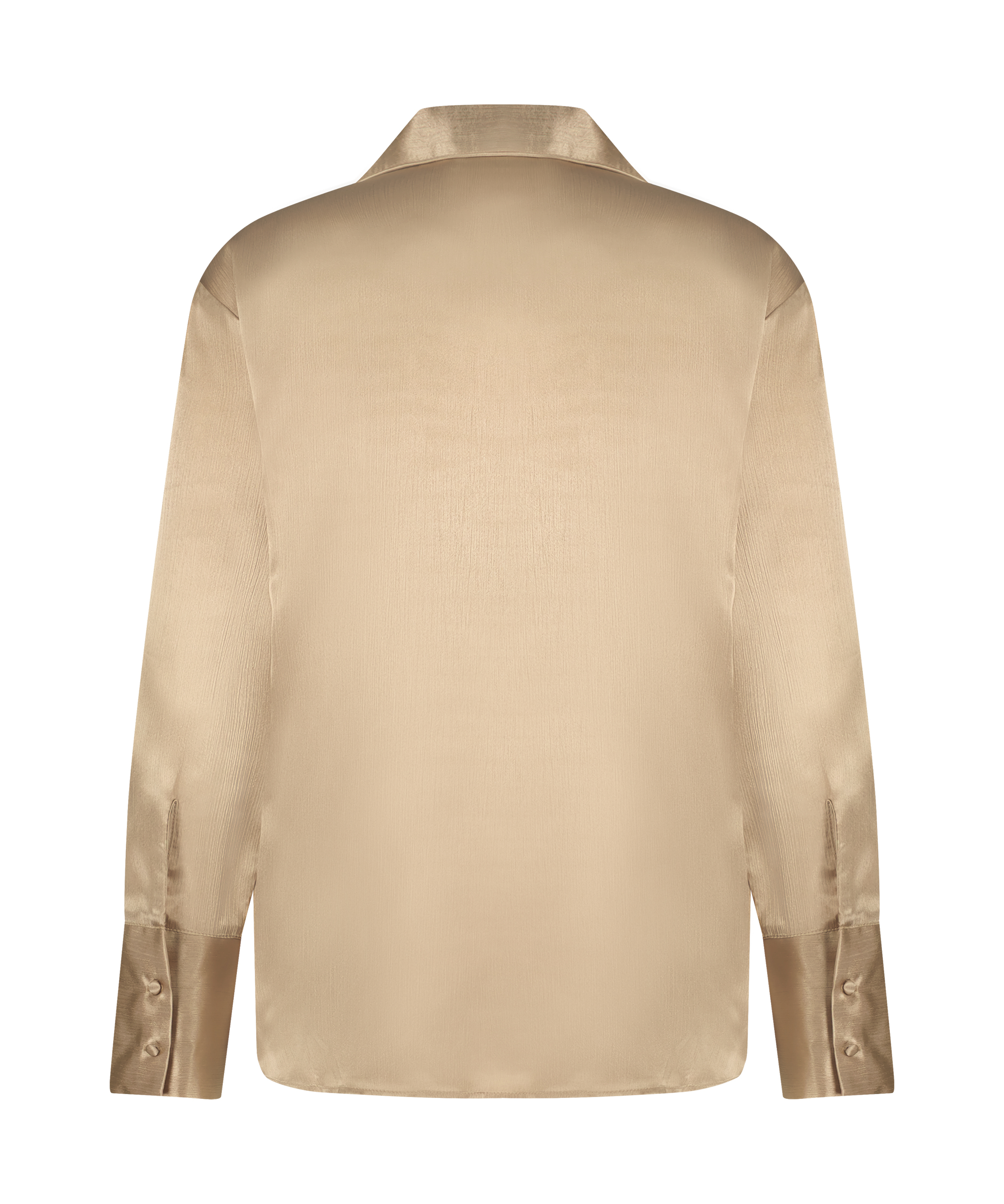 Lang&aelig;rmet satinjakke, Gul, main