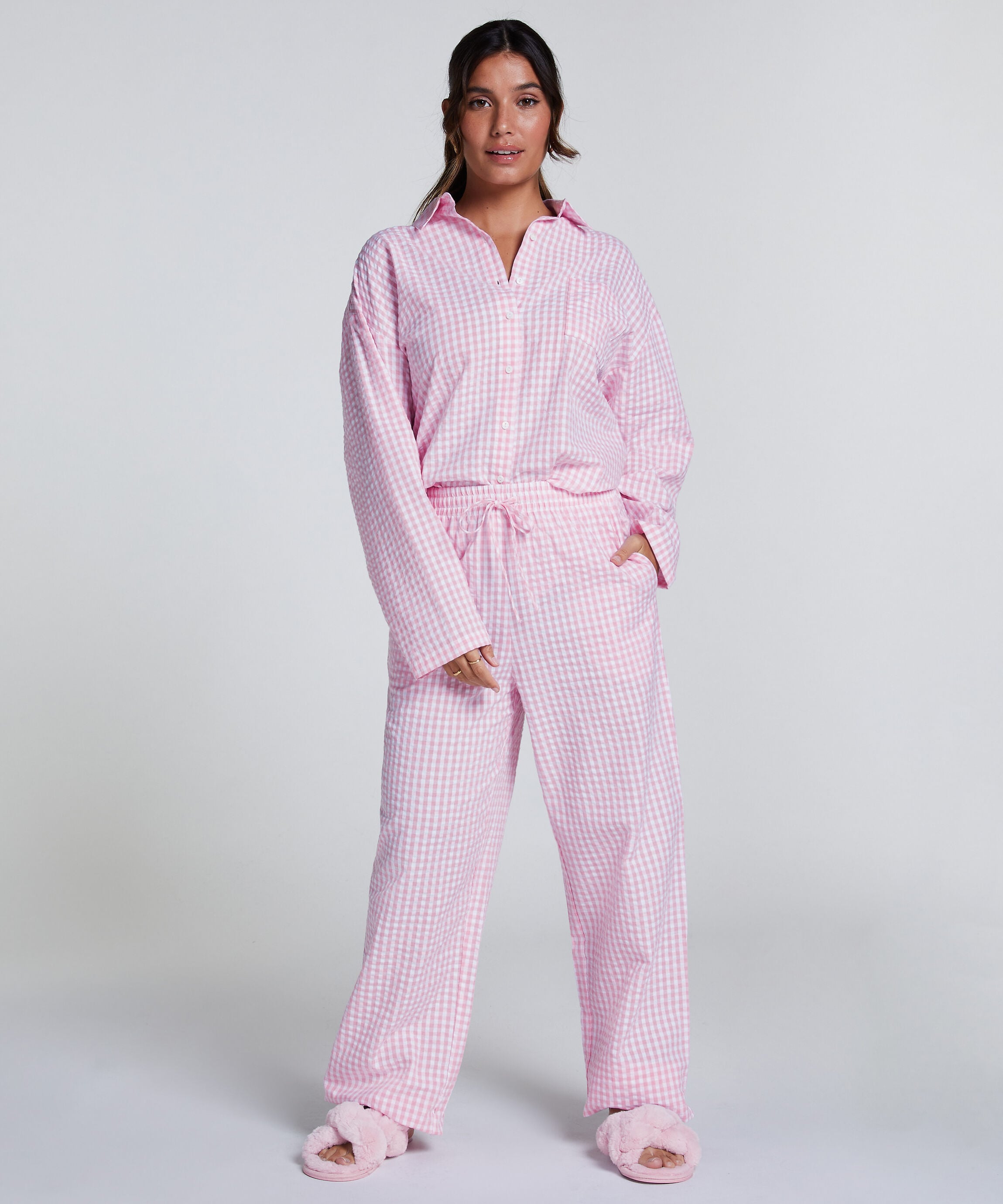 Pyjamasbukser Bomuld, Lyserød