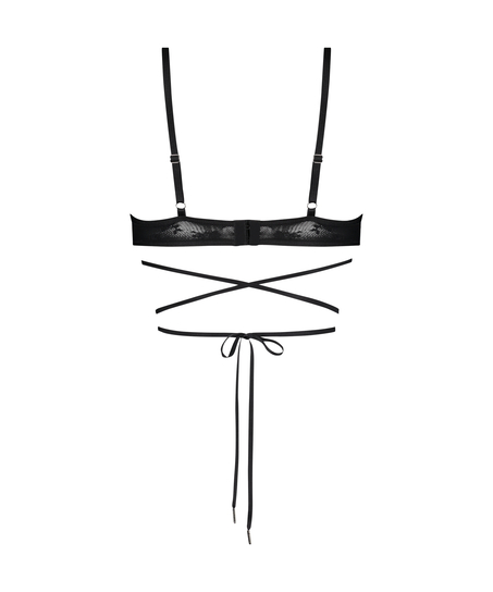 Bralette Minnie, Sort