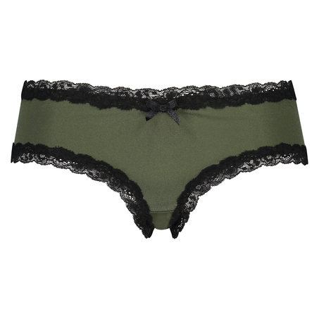 V-formet brasiliansk trusse i mikrokvalitet, Blå