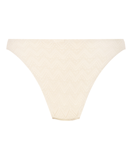 Bikinitrusse Crochet, Hvid