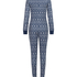 Fairisle Onesie-jumpsuit jersey, Bl&aring;