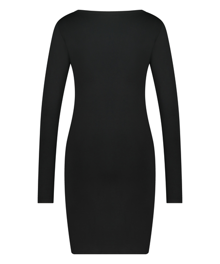 Pyjamas-Nattr&oslash;je Henley, sort