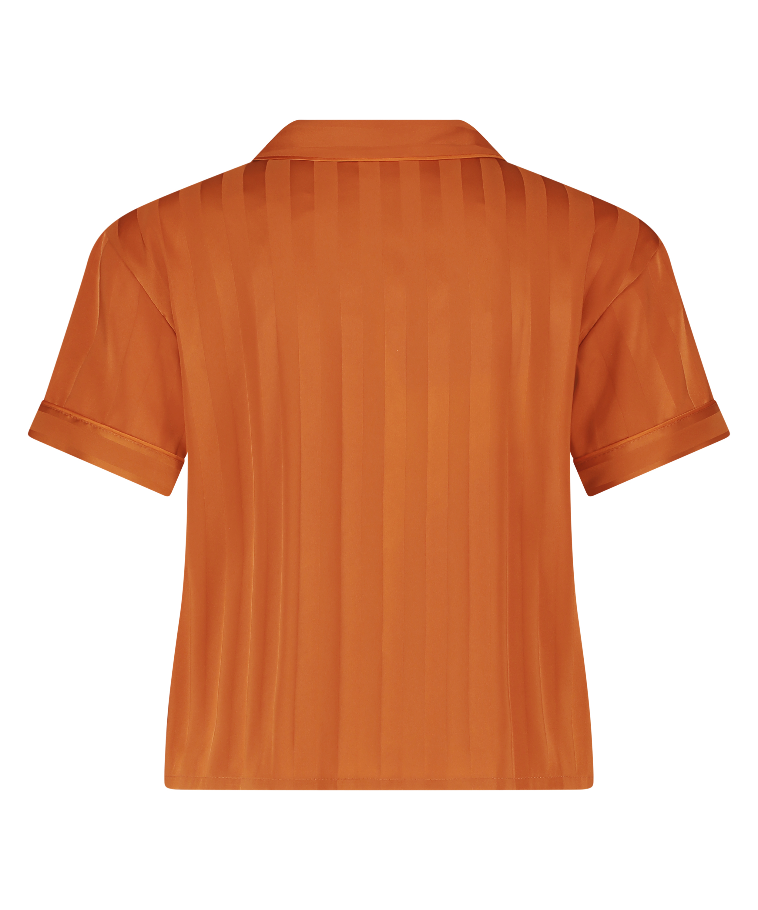 Kort&aelig;rmet satinjakke, Orange, main