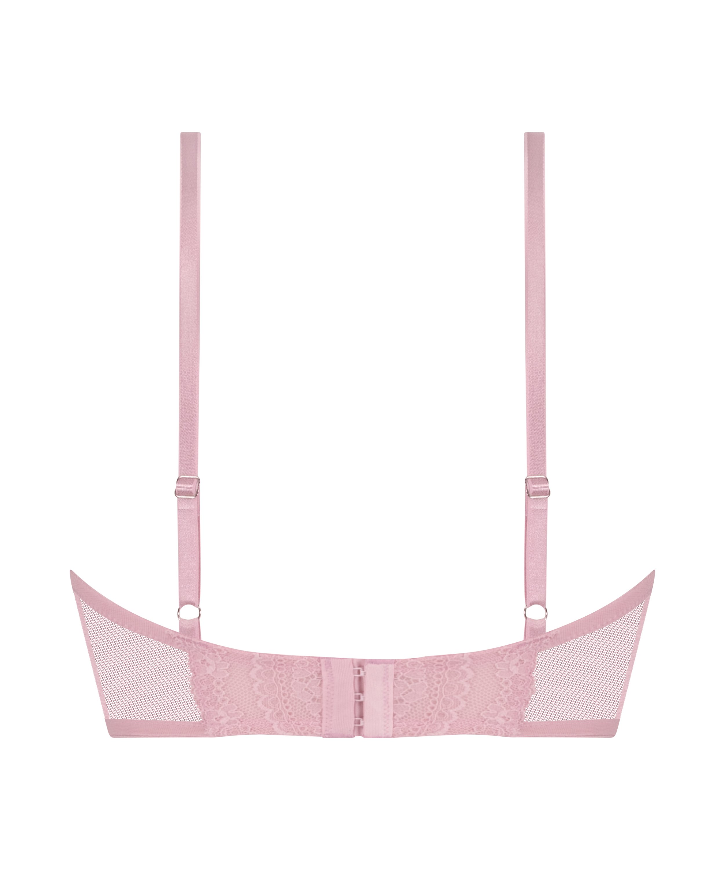 Formstøbt longline bøjle-bh pushup Selina, Lyserød, main
