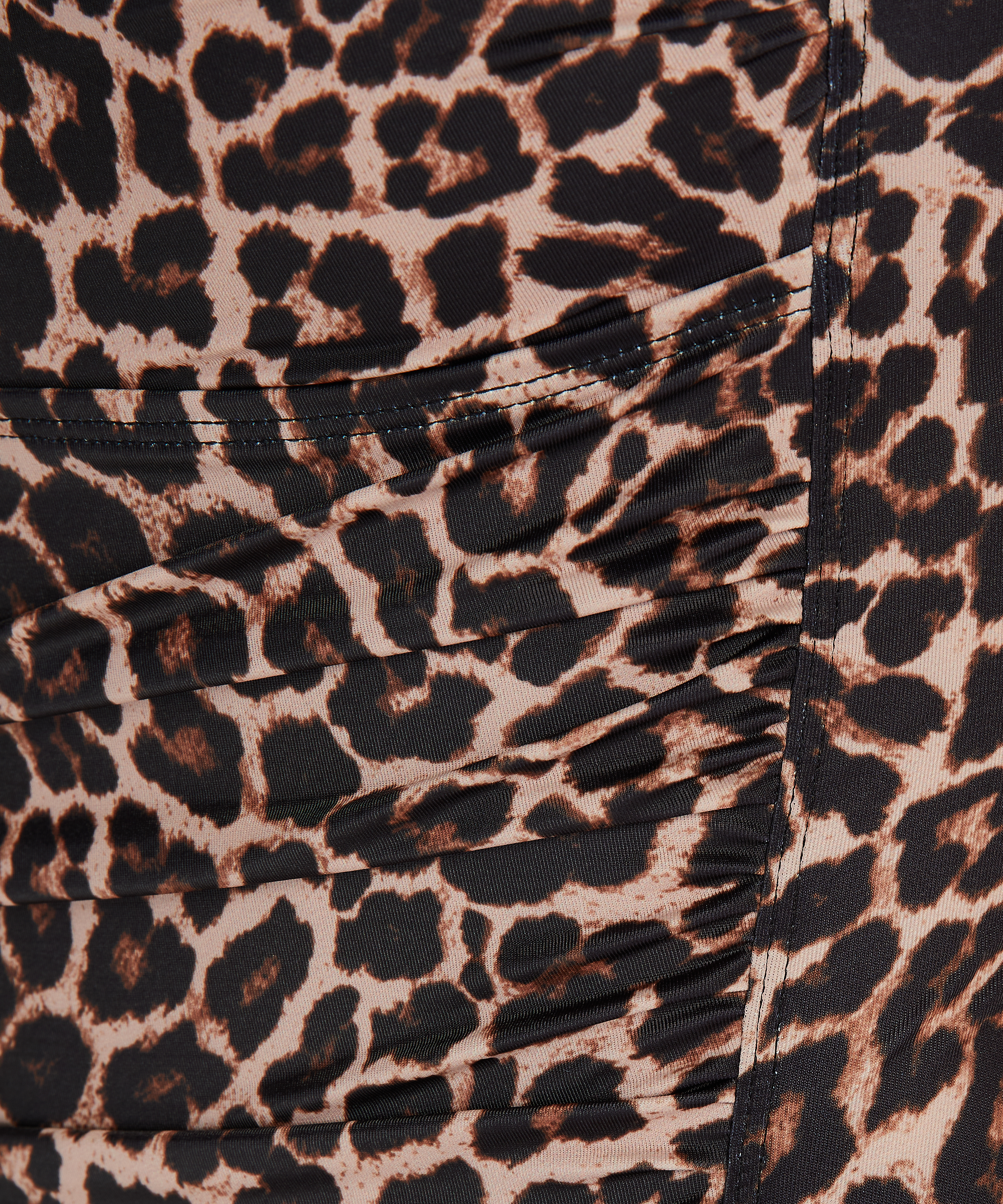 Leopard badedragt, Beige, main
