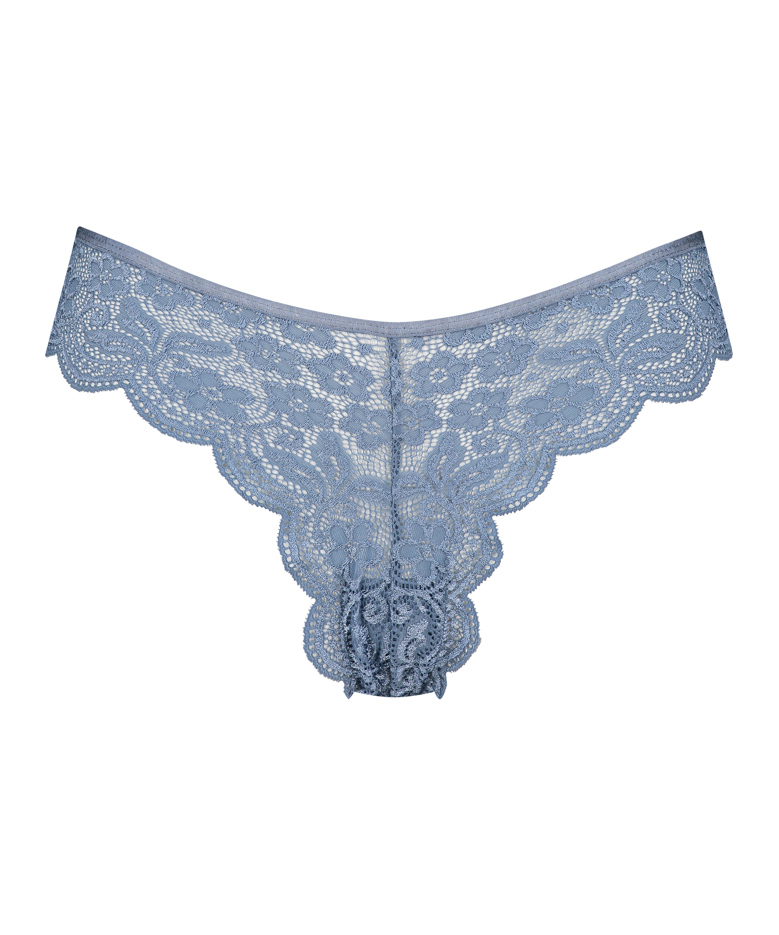 High leg brasiliansk trusse, blå, main