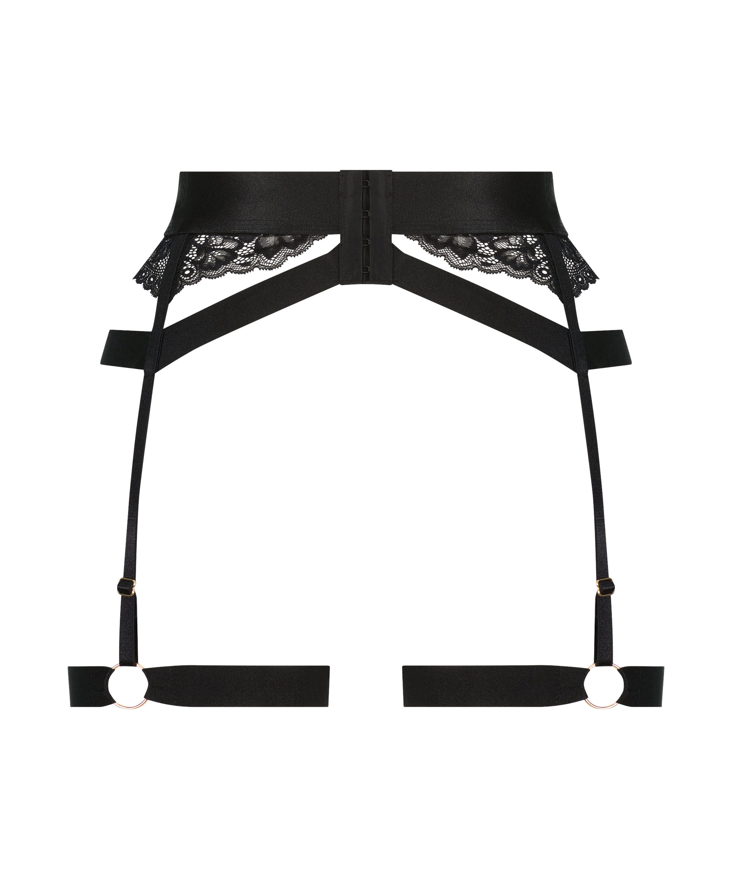 Clementine strømpeholder, Sort, main